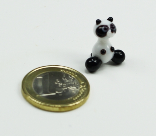 Mini Glasfigur Pandabär