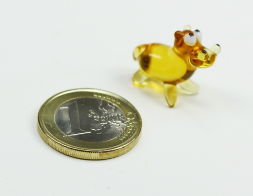 Mini Glasfigur Flusspferd