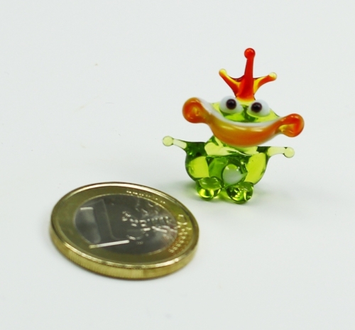 Mini Glasfigur Froschkönig