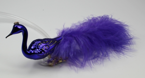 Baumschmuck - Zauberhafter Halsvogel lila