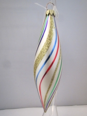 Ornament mit Goldglimmer