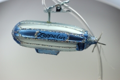 Baumschmuck Zeppelin blau/silber